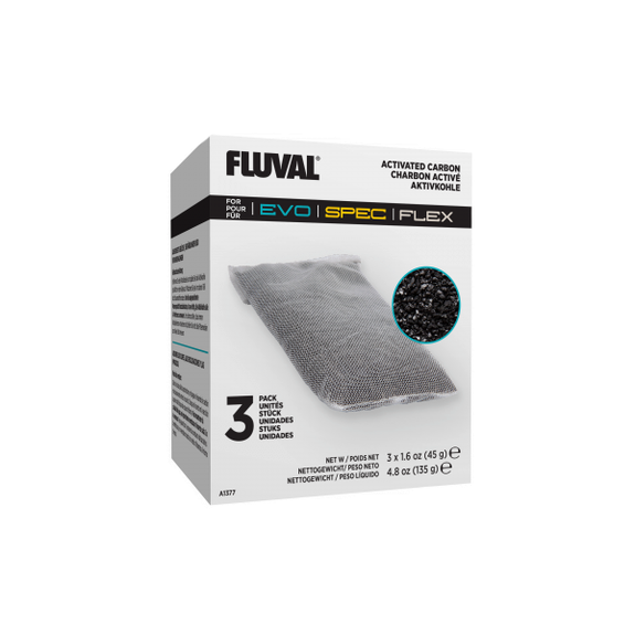 SPEC, EVO, FLEX Bio-Max Insert Activated Carbon Chemical Filtration Bag for Desktop Aquariums