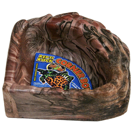 Repti Rock Corner Bowl Realistic Artificial Stone Reptile Water Dish