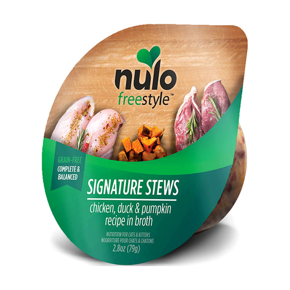 FreeStyle Signature Stews Grain-Free Chicken, Duck and Pumpkin Recipe Wet Cat & Kitten Food