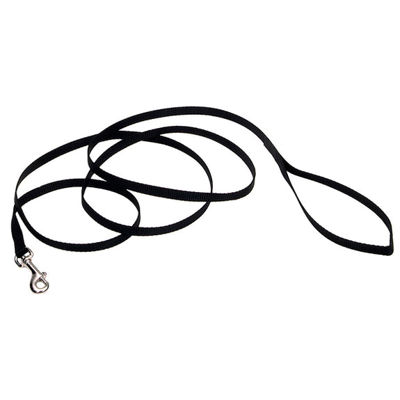 Single-Ply Nylon Leash Black