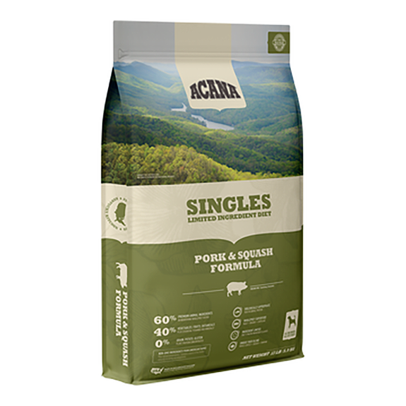 Singles Limited Ingredient Diet Pork & Squash Formula Grain-Free Dry Dog Food