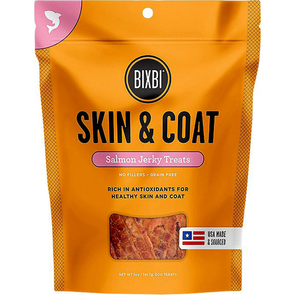 Jerky Skin & Coat Salmon Dog Treats
