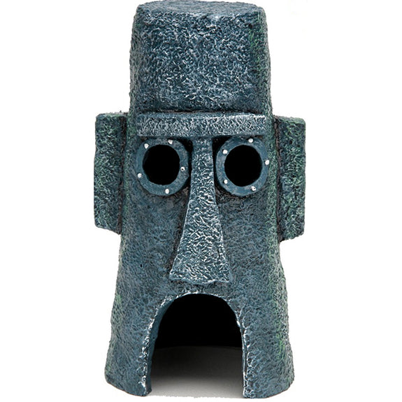 Spongebob Squarepants Squidward's Easter Island Home Resin Aquarium Decoration