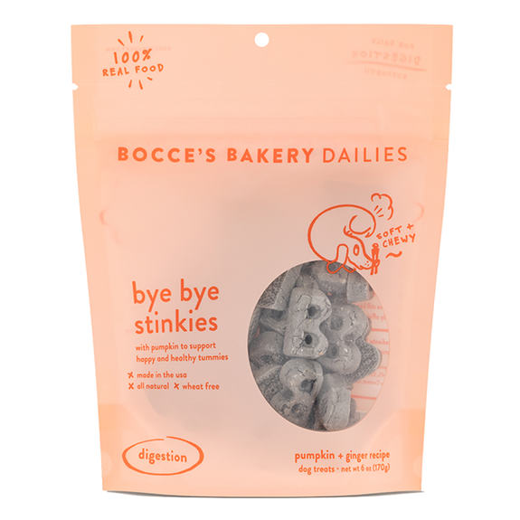 Dailies Bye Bye Stinkies Digestive Support Soft & Chewy Dog Treats