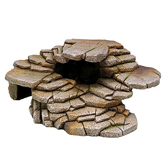 Reptology Artificial Stone Step Ledge Reptile Habitat Addition Hideout