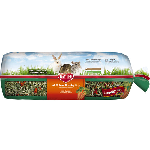 All Natural Timothy Hay Plus Carrots Small Animal Food