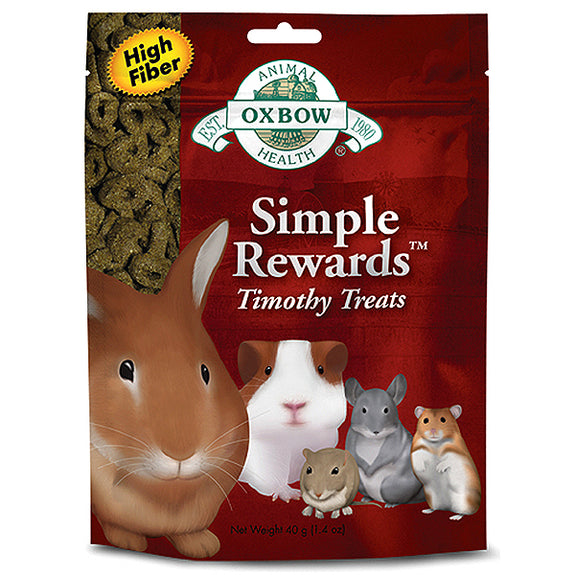 Simple Rewards High Fiber Timothy Treats Small Animal Treat