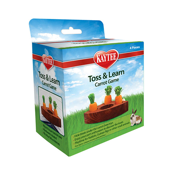 Toss & Learn Carrot Game for Small Animals
