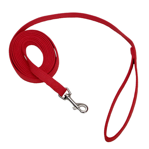 Train Right! Cotton Web Training Leash Red