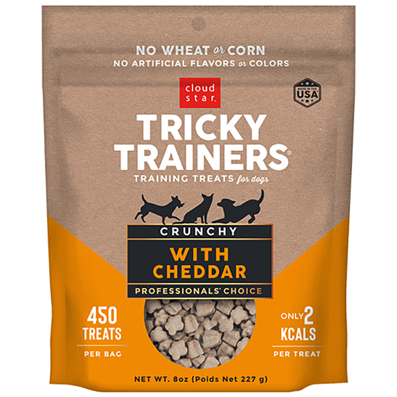 Tricky Trainers Crunchy Cheddar Flavor Dog Treats