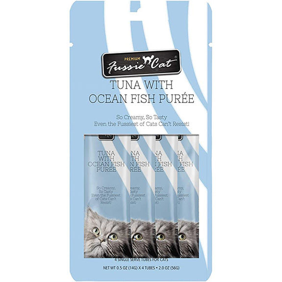Tuna with Ocean Fish Puree Grain-Free Creamy Cat Treats
