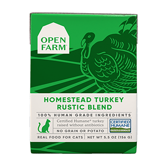 Homestead Turkey Rustic Blend Grain-Free Wet Cat Food Cartons