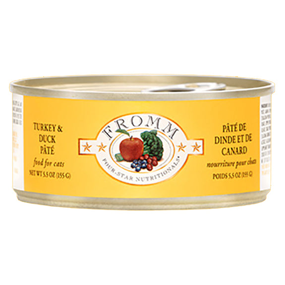 Turkey & Duck Pate Grain-Free Wet Canned Cat Food