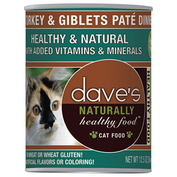 Naturally Healthy Turkey & Giblets Pate Formula Grain-Free Canned Cat Food