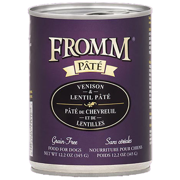 Venison & Lentil Pate Grain-Free Wet Canned Dog Food