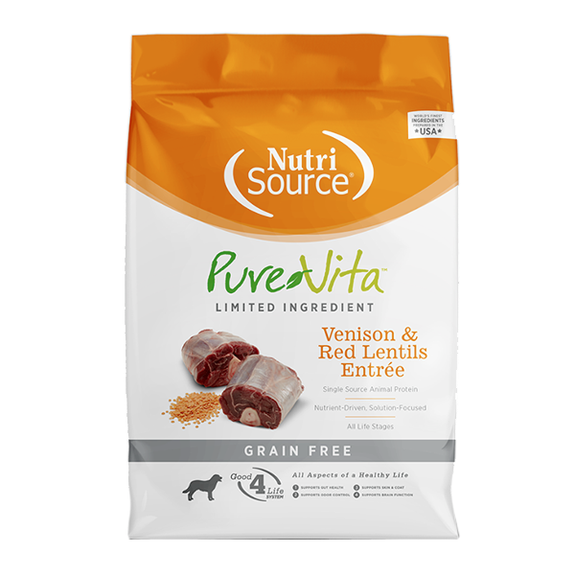 Venison & Red Lentils Entrée Limited Ingredient Grain-Free Dry Dog Food