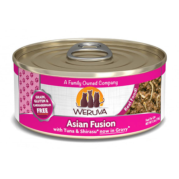 Asian Fusion With Tuna, Rice and Shirasu Canned Cat Food