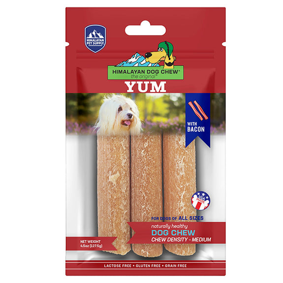 Yum Bacon Grain-Free Dog Chews