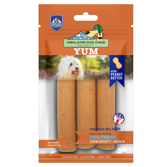 Yum Peanut Butter Grain-Free Dog Chews