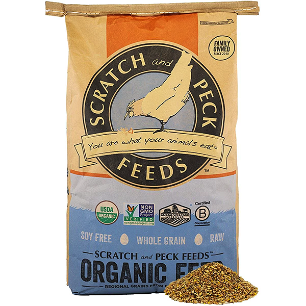 Naturally Free Organic Layer 16% Whole Grain Hen & Farm Poultry Food
