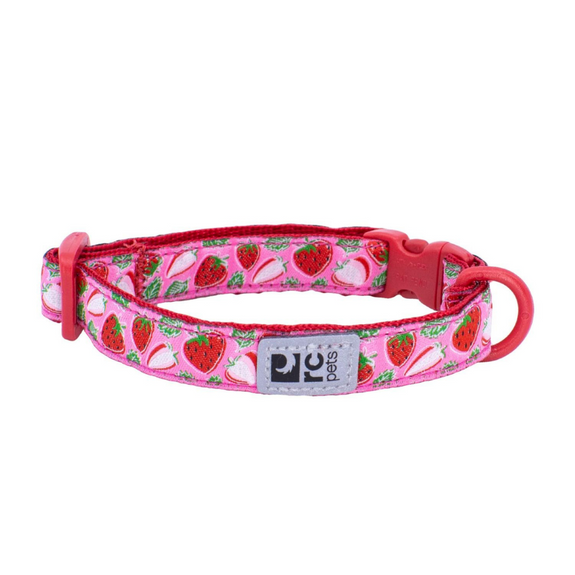 Kitty Breakaway Cat Collar Adjustable Strawberries