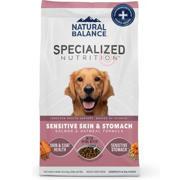Specialized Nutrition Sensitive Skin & Stomach Salmon & Oatmeal Formula Dry Dog Food