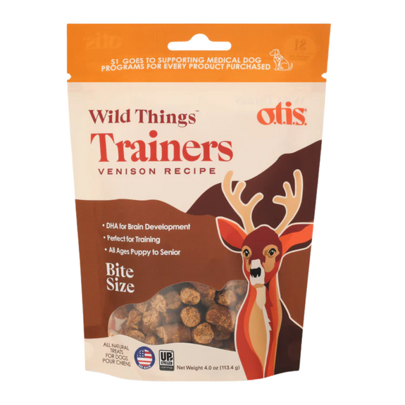Wild Things Venison Trainers Dog Treats 4oz