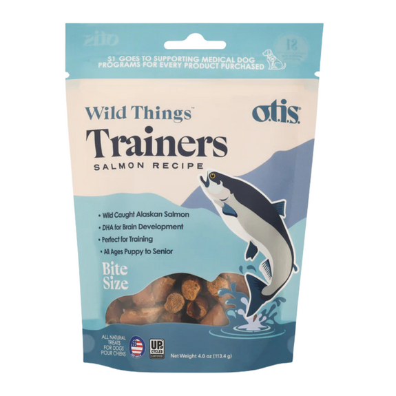 Wild Things Salmon Trainers Dog Treats 4oz