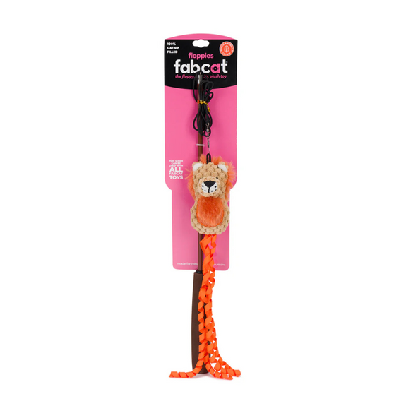 Floppy Lion Teaser Cat Toy