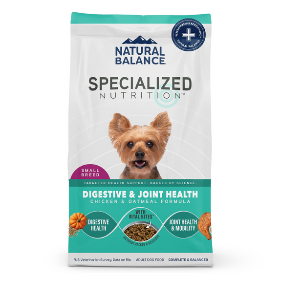 Specialized Nutrition Small Breed Digestive & Joint Health Chicken & Oatmeal Formula Dry Dog Food