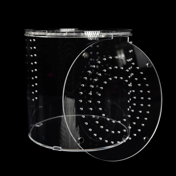 360 Cylinder Crib Medium Acrylic Invertebrate Enclosure Clear
