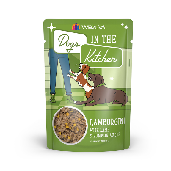 Dogs in the Kitchen Lamburgini Grain-Free Lamb and Pumpkin Dog Food Pouches