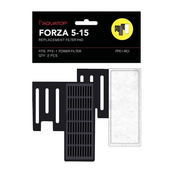 FORZA Replacement Filter Cartridge Inserts with Premium Activated Carbon for Aquariums