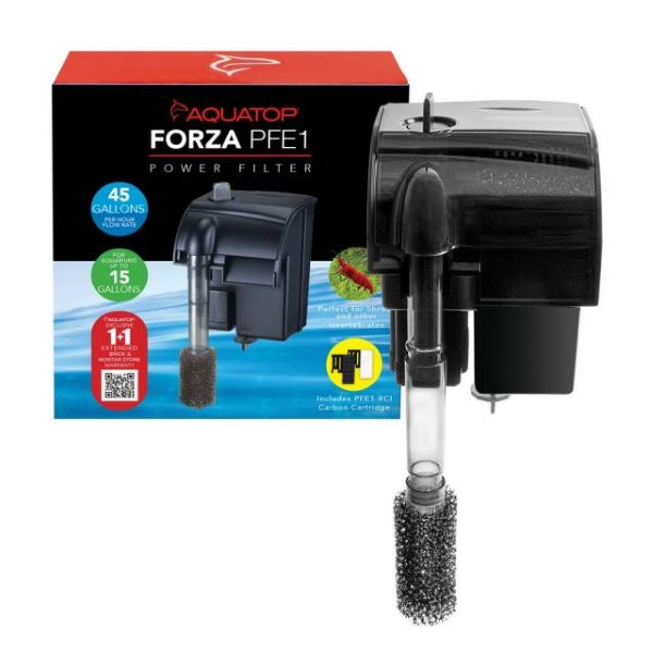 PFE-1 FORZA Power Filter for Aquariums 5 - 15 Gallons