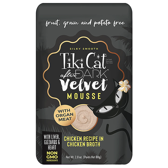 After Dark Velvet Mousse Chicken with Chicken Broth Grain-Free Wet Pouch Cat Food