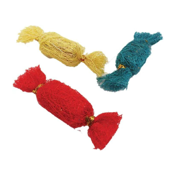 Nibbles Loofah Candies Small Animal Chew Toy
