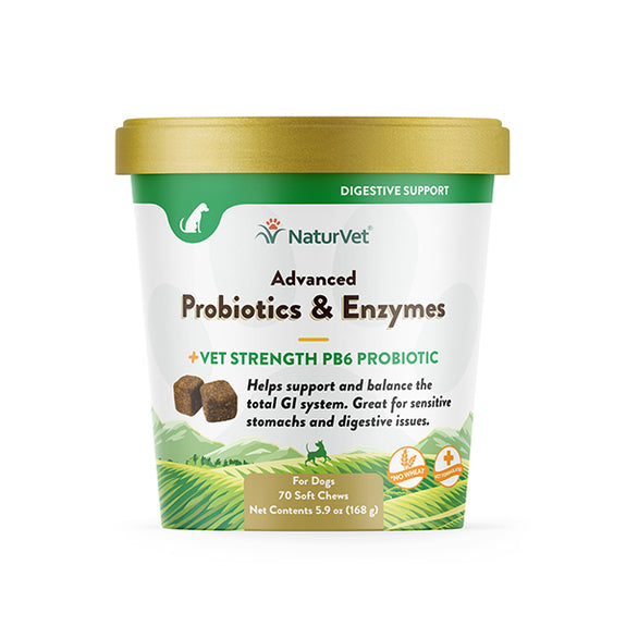 Advanced Probiotics & Enzymes Soft Chews for Dogs