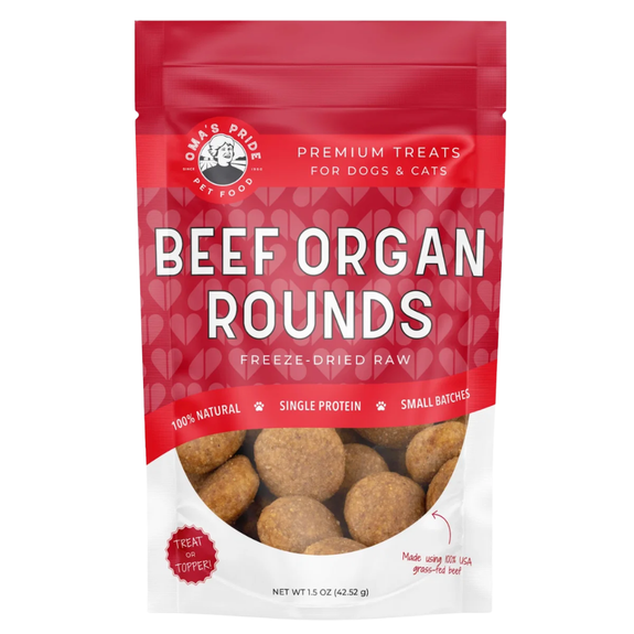 Beef Organ Rounds Freeze-Dried Treat