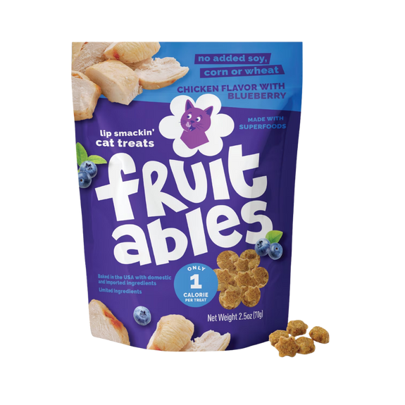Chicken Flavor with Blueberry Crunchy Cat Treats