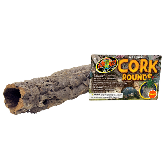 Natural Cork Rounds Bark Reptile Hideout Habitat Enrichment