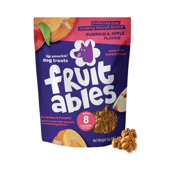 Crunchy Pumpkin and Apple Dog Treats