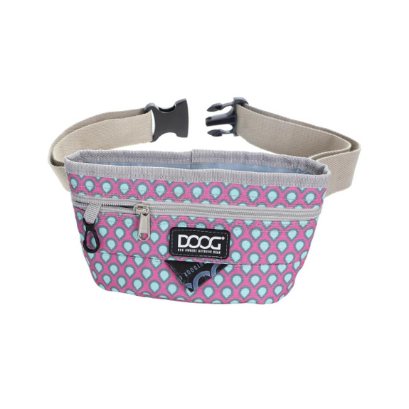 Good Dog Treat & Training Pouch Fanny Pack Pink & Blue
