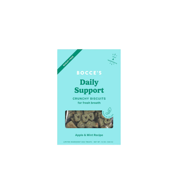 Daily Support Apple & Mint Recipe Functional Breath Biscuit Dog Treats