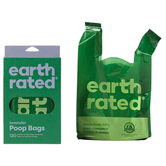 Lavender-Scented Poop Bags with Handle for Dogs