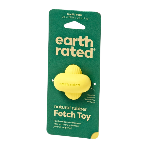 Natural Rubber Yellow Fetch Dog Toy