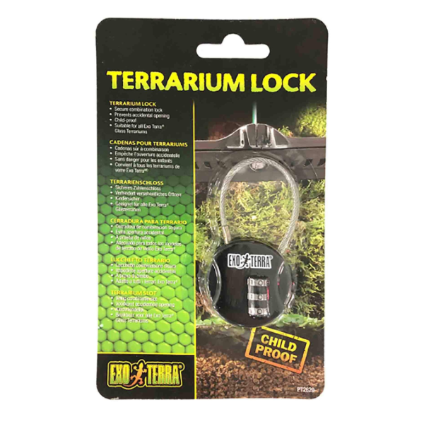 Child-Proof Terrarium Reptile Habitat Combination Lock