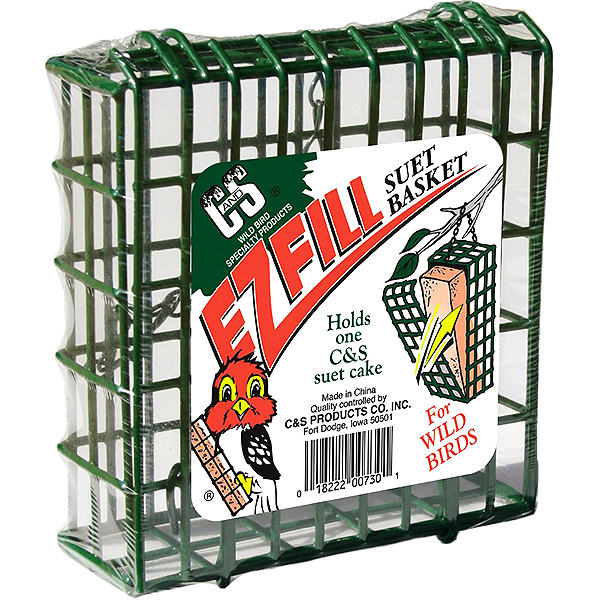 EZ Fill Suet Basket Wild Bird Feeder