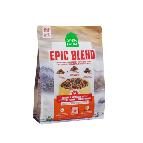 Epic Blend Chicken & Superfood Grain Free Dry Dog Food