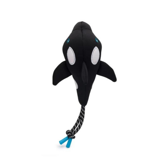 Orca Whale Floatie Squeaky Waterproof Floating Dog Toy