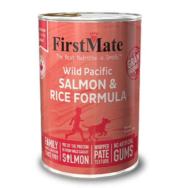 Wild Pacific Salmon & Rice Formula Wet Canned Dog Food